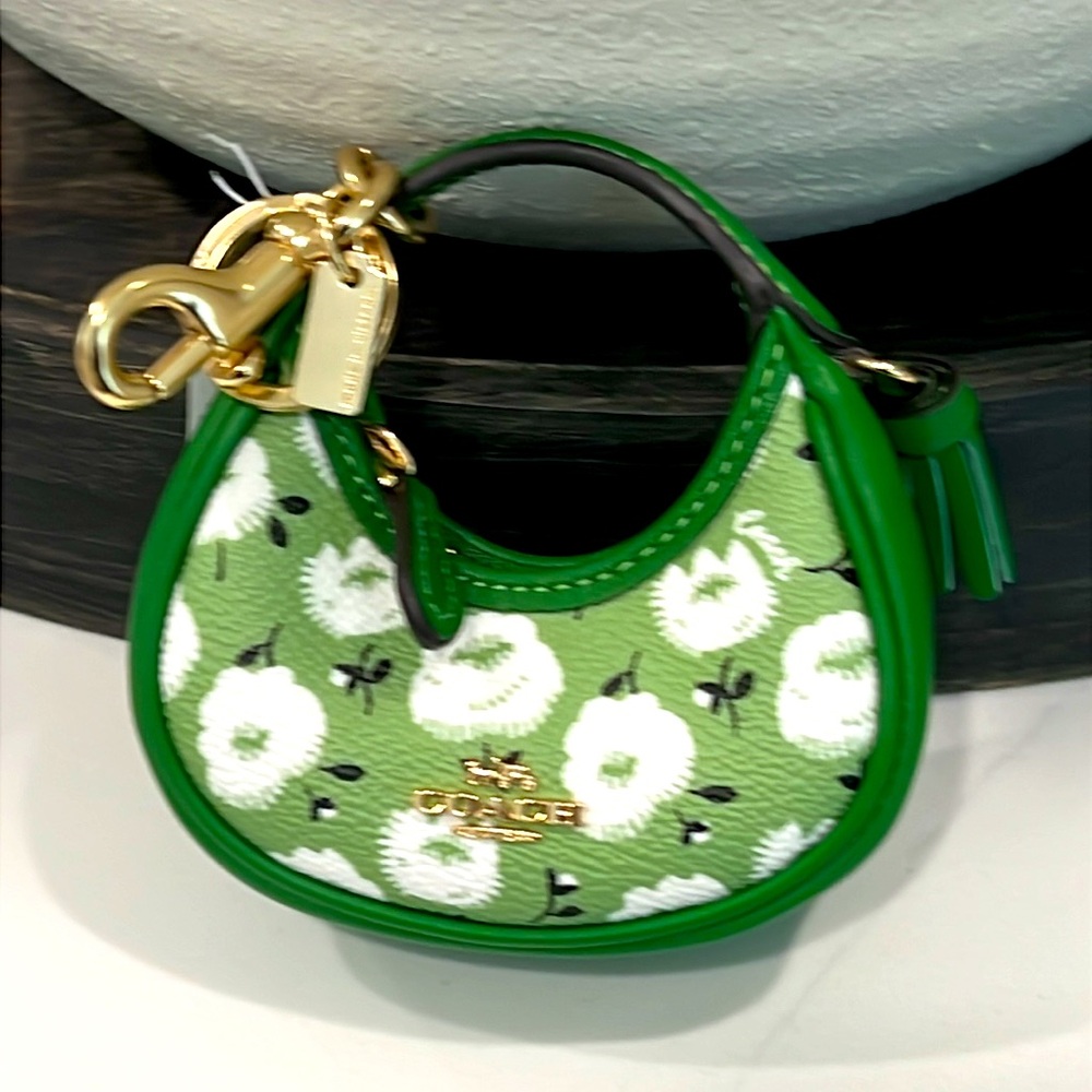 💚Cute. NWT COACH Mini Carmen Bag Charm. - Picture 16 of 16